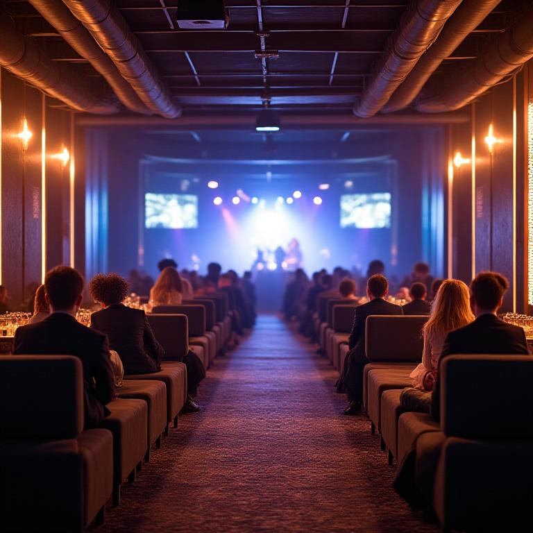 Exclusive VIP lounge with premium seating at bass music festival